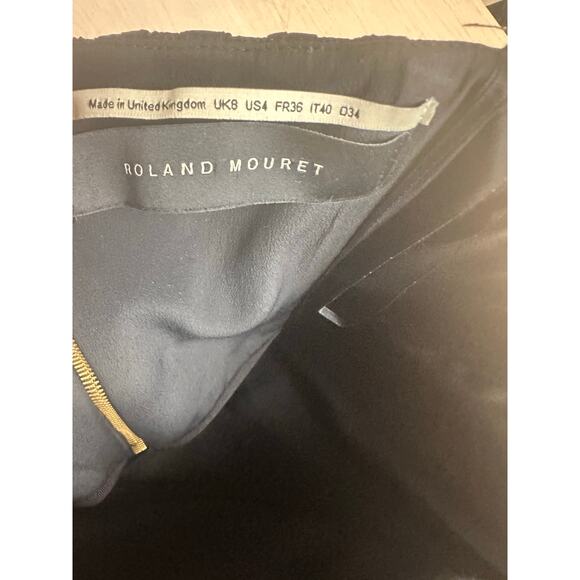 Roland Mouret Black Jumpsuit - Size 4 - MINT - Picture 10 of 10